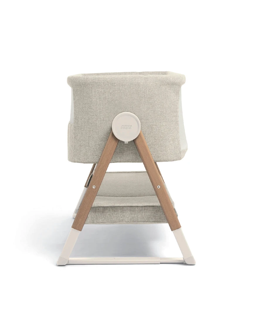 Mamas & Papas Lua Bedside Crib & Sheet Bunde - Fawn | Oat 9 Mamas & Papas Lua Bedside Crib & Sheet Bunde - Fawn | Oat - Image 7