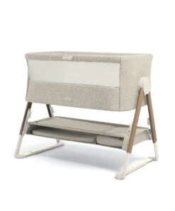 Mamas & Papas Lua Bedside Crib - Fawn