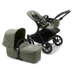 Bugaboo Donkey 5 Mono Complete - Black/Forest Green