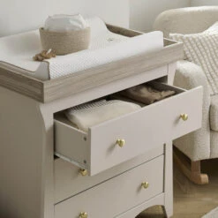 CuddleCo Clara 2 Piece Nursery Room Set - Cashmere/Ash 38 CuddleCo Clara 2 Piece Nursery Room Set - Cashmere/Ash -Beautiful Bambino CC Clara Cashmere 1600x1600 L Changer Detail d78a0945 094a 462f a822 33bde6d14eaa
