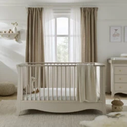 CuddleCo Clara 2 Piece Nursery Room Set - Cashmere/Ash 32 CuddleCo Clara 2 Piece Nursery Room Set - Cashmere/Ash -Beautiful Bambino CC Clara Cashmere 1600x1600 L Cotbed A 4dddb661 625c 46b1 aa27 c05bf6514e43