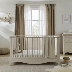 CuddleCo Clara 4 Piece Nursery Room Set - Cashmere/Ash 25 CuddleCo Clara 4 Piece Nursery Room Set - Cashmere/Ash -Beautiful Bambino CC Clara Cashmere 1600x1600 L Cotbed A 8f00dc3d 7bfe 41f3 9d71 5708580fb1ec 1