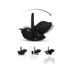 Silver Cross Cove Ultimate 360 Family Car Seat Bundle | Onyx -Beautiful Bambino Cove Oynx Ultimate360CarSeatFamilyBundle IB 3840x3840 Image11