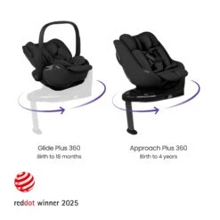 Silver Cross Cove Ultimate 360 Family Car Seat Bundle | Onyx -Beautiful Bambino Cove Oynx Ultimate360CarSeatFamilyBundle IB 3840x3840 Image9