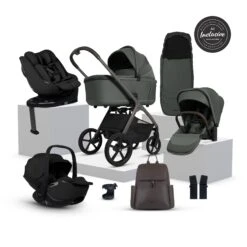 Silver Cross Cove Ultimate 360 Family Car Seat Bundle | Pewter