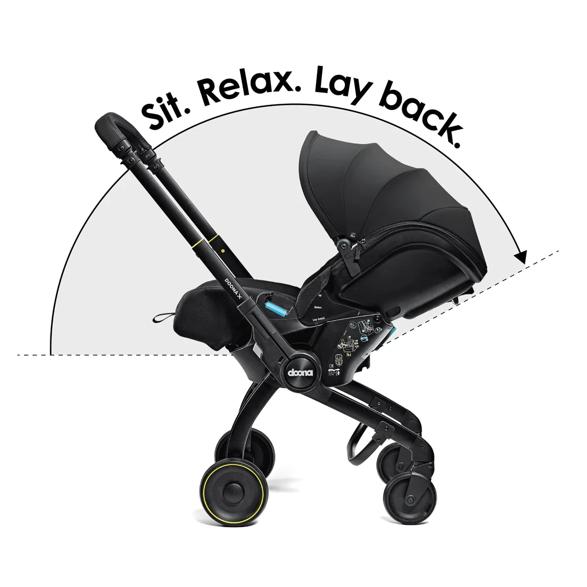 Doona X Car Seat & Stroller Bundle | Nitro Black 5 Doona X Car Seat & Stroller Bundle | Nitro Black - Image 3