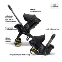 Doona I Car Seat & Stroller - Nitro Black -Beautiful Bambino Doona i Nitro Black Listing 1600x1600 4 1200x 5dd8f6a9 8a41 4d99 8ff7 86650fb227d2
