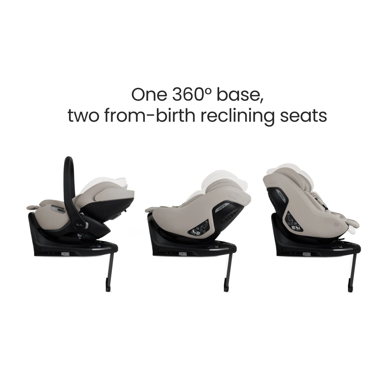 Silver Cross Complete Plus 360 Car Seat Package | Natural Taupe 5 Silver Cross Complete Plus 360 Car Seat Package | Natural Taupe - Image 3