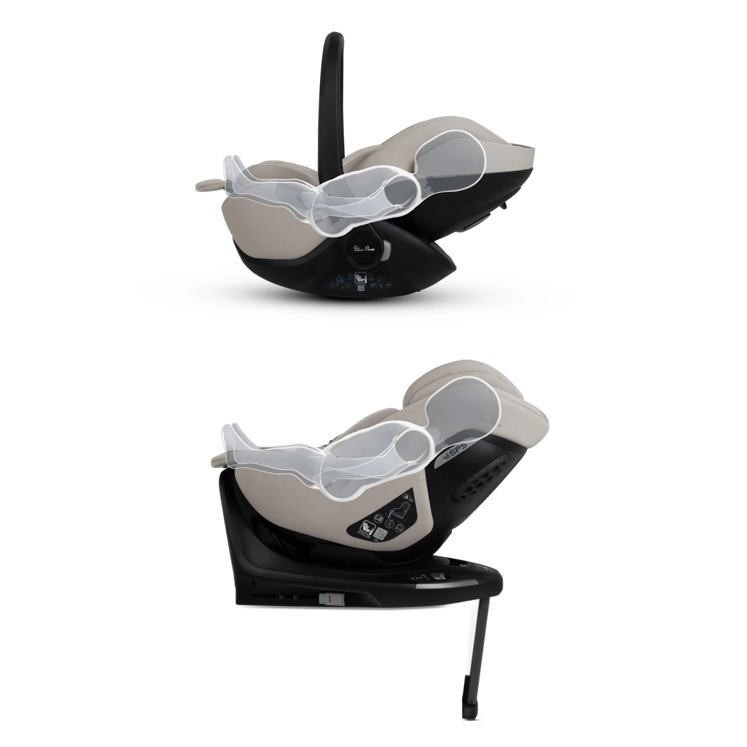 Silver Cross Complete Plus 360 Car Seat Package | Natural Taupe 6 Silver Cross Complete Plus 360 Car Seat Package | Natural Taupe - Image 4