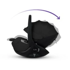 Silver Cross Glide Plus 360 Infant Car Seat And Base Plus 360 | Iconic Black -Beautiful Bambino GlidePlus360 Base IconicBlack Image4