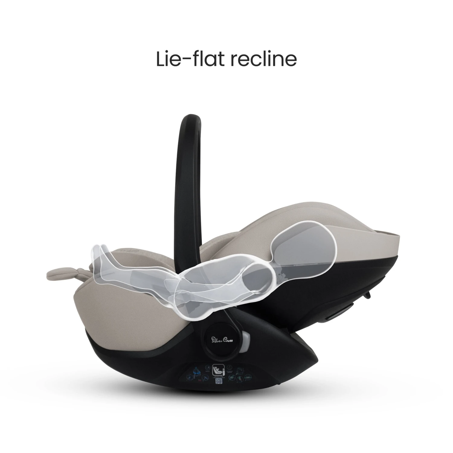 Silver Cross Glide Plus 360 Infant Car Seat And Base Plus 360 | Natural Taupe 7 Silver Cross Glide Plus 360 Infant Car Seat And Base Plus 360 | Natural Taupe - Image 5