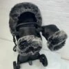 Universal Pram Hand Mitts - Wolf