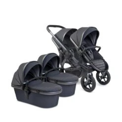 ICandy Peach 7 All Terrain Twin Pushchair | Storm