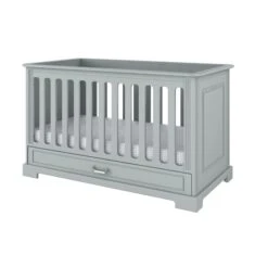Ines Cot Bed - Neutral Grey