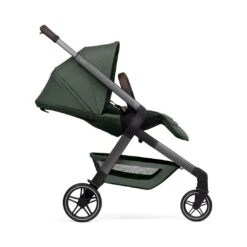Joolz Hub2 Pushchair | Forest Green -Beautiful Bambino JoolzHub2Seat 4rdposition Side View ForestGreen 1