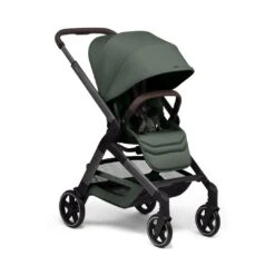 Joolz Hub2 Pushchair & Carrycot | Forest Green -Beautiful Bambino JoolzHub2Seat Perspective SideView ForestGreen