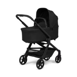 Joolz Hub2 Pushchair & Carrycot | Space Black 36 Joolz Hub2 Pushchair & Carrycot | Space Black -Beautiful Bambino Joolz Hub2 Cot Perspective View Space black