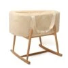 Charlie Crane Kuko Moses Basket + Stand - Fur Milk