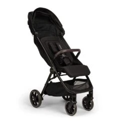 Nuna TRVL LX Stroller, Carrycot & Pipa Next Travel System - Caviar -Beautiful Bambino Nuna TRVLlx Caviar Angle CU GL web 920c 1