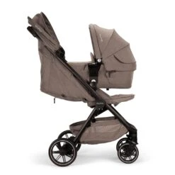 Nuna TRVL LX Stroller,Carrycot & Pipa URBN Travel System - Cedar -Beautiful Bambino Nuna TRVLlx LYTL Cedar Profile Adapter GL web f6bb 2