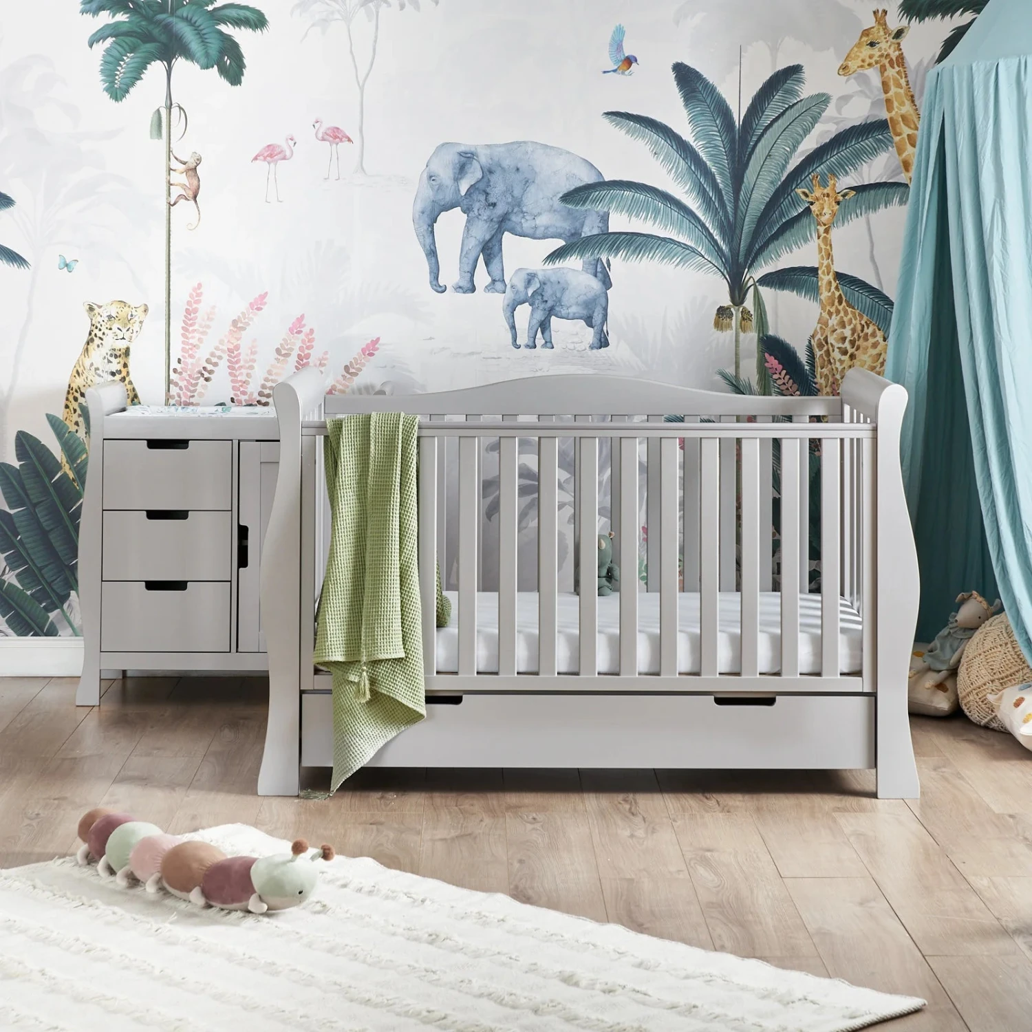 Obaby Stamford Luxe 2 Piece Room Set | Warm Grey 3 Obaby Stamford Luxe 2 Piece Room Set | Warm Grey