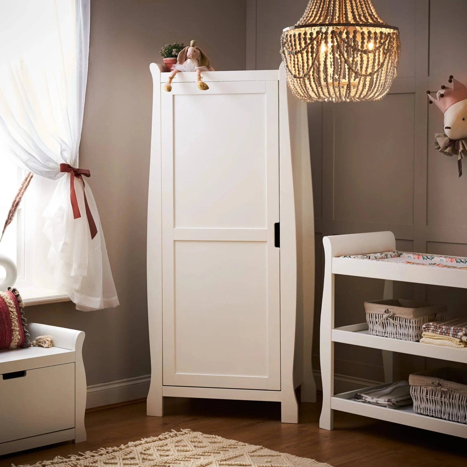 Obaby Stamford Space Saver 3 Piece Room Set | White 4 Obaby Stamford Space Saver 3 Piece Room Set | White - Image 2