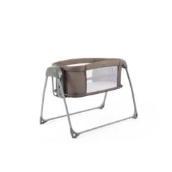 Oyster Swinging Crib - Mink -Beautiful Bambino Oyster Swingin Crib Mink 2