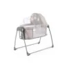Oyster Swinging Crib - Stone 2 Oyster Swinging Crib - Stone -Beautiful Bambino Oyster Swinging Crib Stone 1