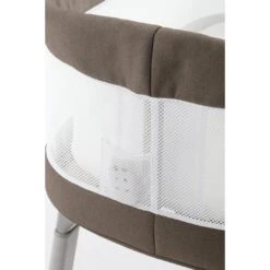 Oyster Wiggle Crib - Mink -Beautiful Bambino Oyster Wiggle Crib Close Up 6