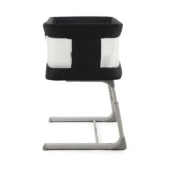 Oyster Wiggle Crib Co-Sleeper | Carbonite -Beautiful Bambino Oyster Wiggle Crib Co Sleeper Carbonite 41