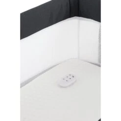 Oyster Wiggle Crib Co-Sleeper | Carbonite -Beautiful Bambino Oyster Wiggle Crib Co Sleeper Carbonite 67