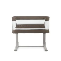 Oyster Wiggle Crib Co-Sleeper | Mink -Beautiful Bambino Oyster Wiggle Crib Co Sleeper Mink 6