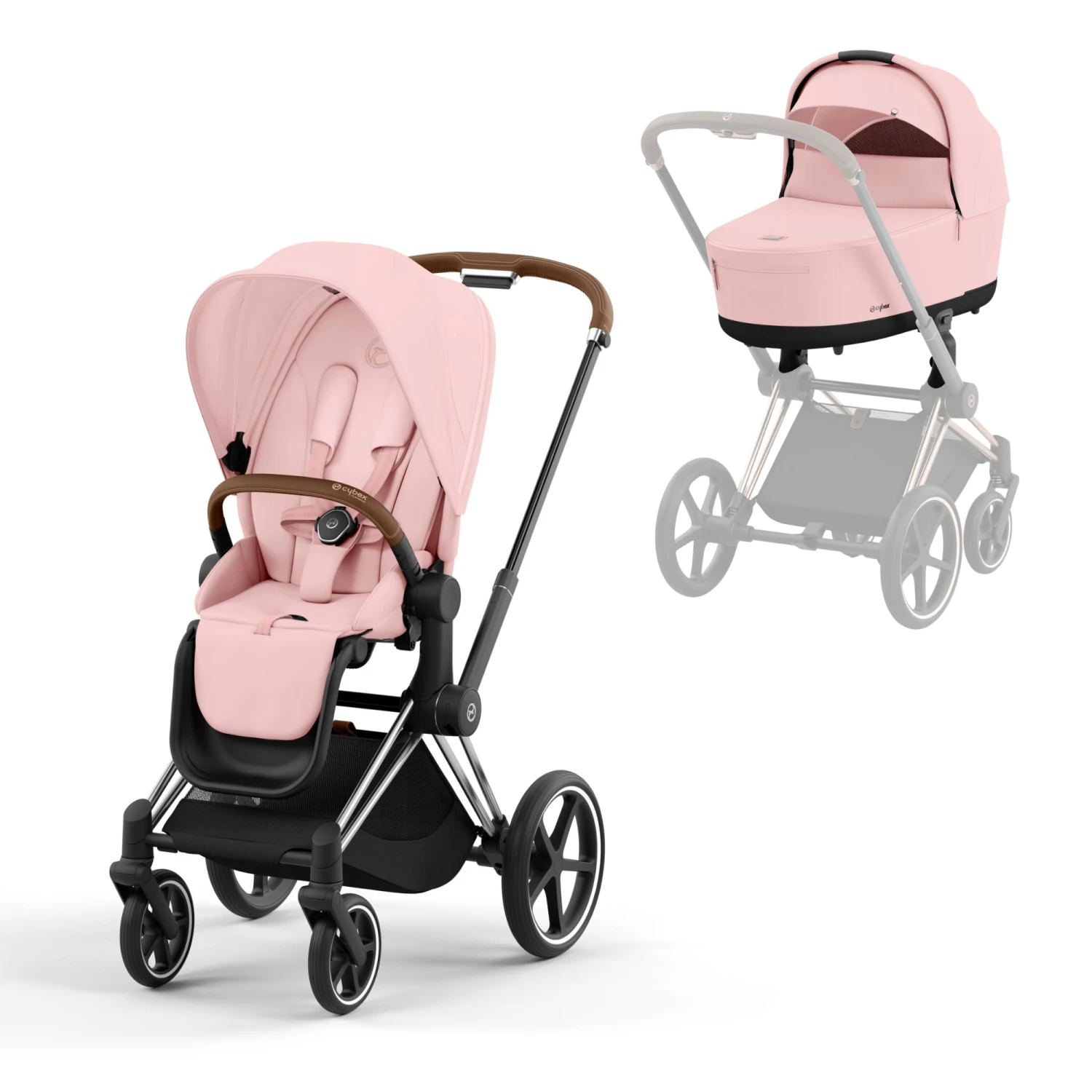 Cybex Priam Pushchair - Peach Pink (2023) 15 Cybex Priam Pushchair - Peach Pink (2023) - Image 13