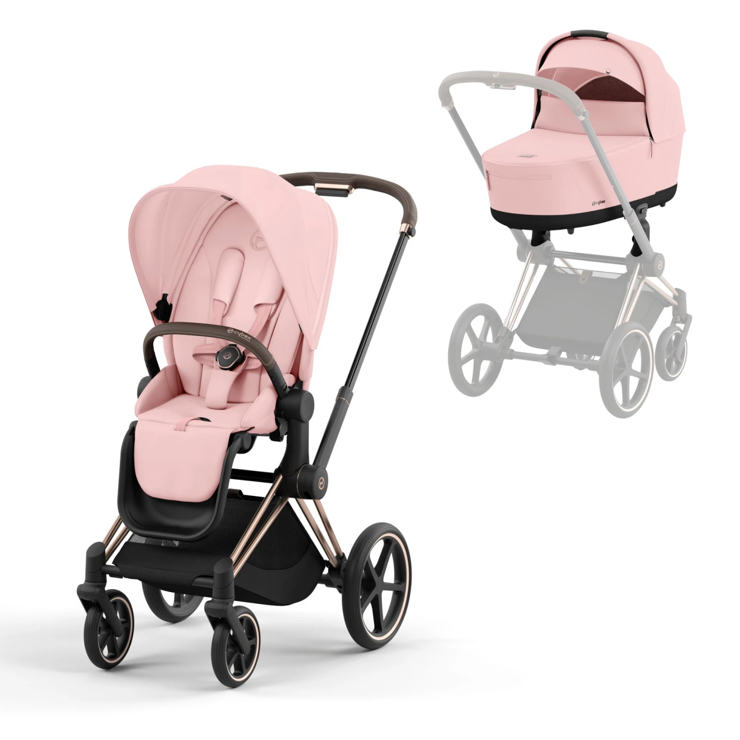Cybex Priam Pushchair - Peach Pink (2023) 17 Cybex Priam Pushchair - Peach Pink (2023) - Image 15