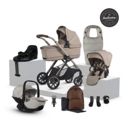 Silver Cross Reef 2 Special Edition Ultimate 360 Car Seat Bundle Taupe | Frappe