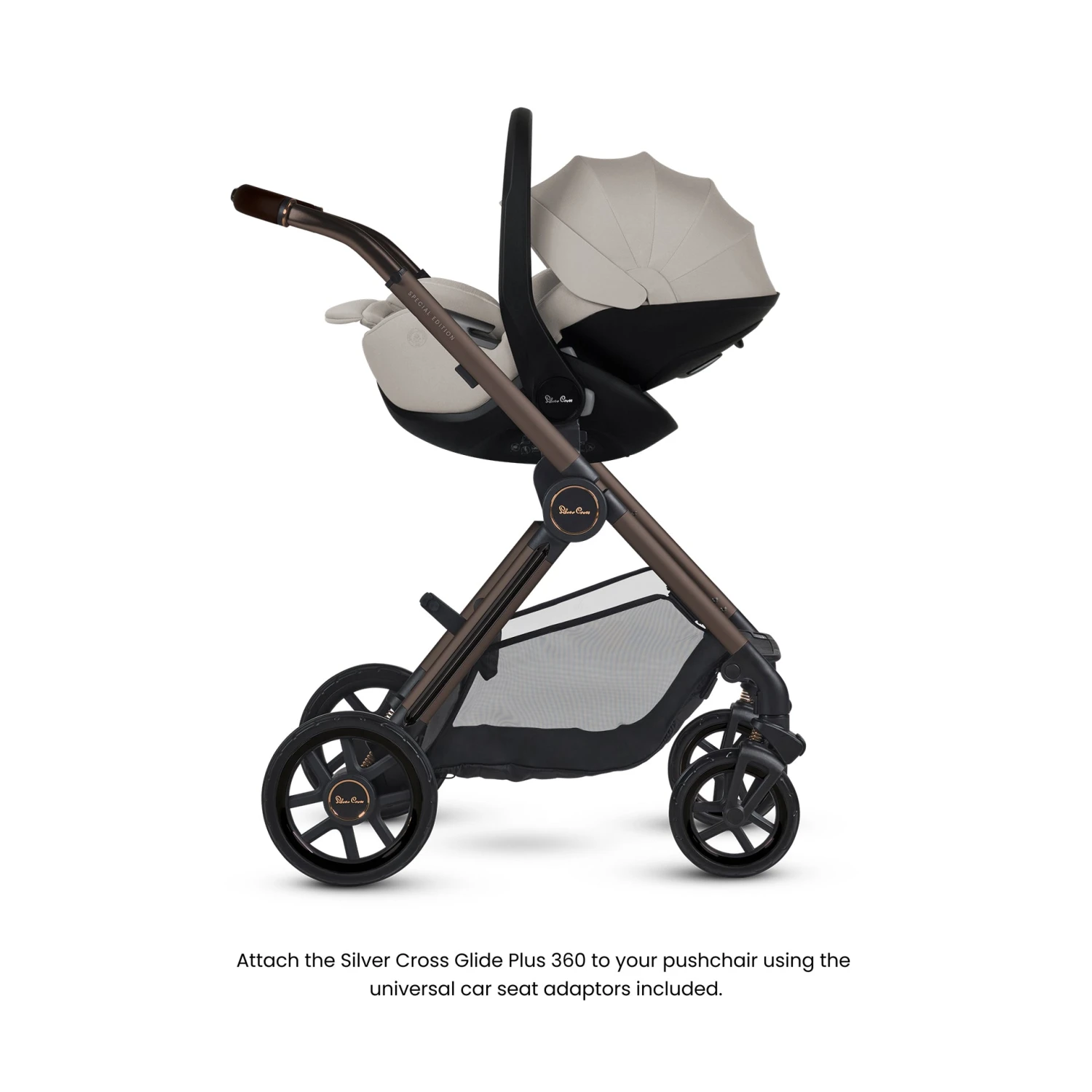 Silver Cross Reef 2 Special Edition Ultimate 360 Car Seat Bundle Taupe | Ganache 6 Silver Cross Reef 2 Special Edition Ultimate 360 Car Seat Bundle Taupe | Ganache - Image 4