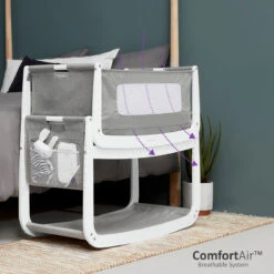 Snuzpod4 Bedside Crib - Dusk -Beautiful Bambino SP4 ProductSet DUSK 03