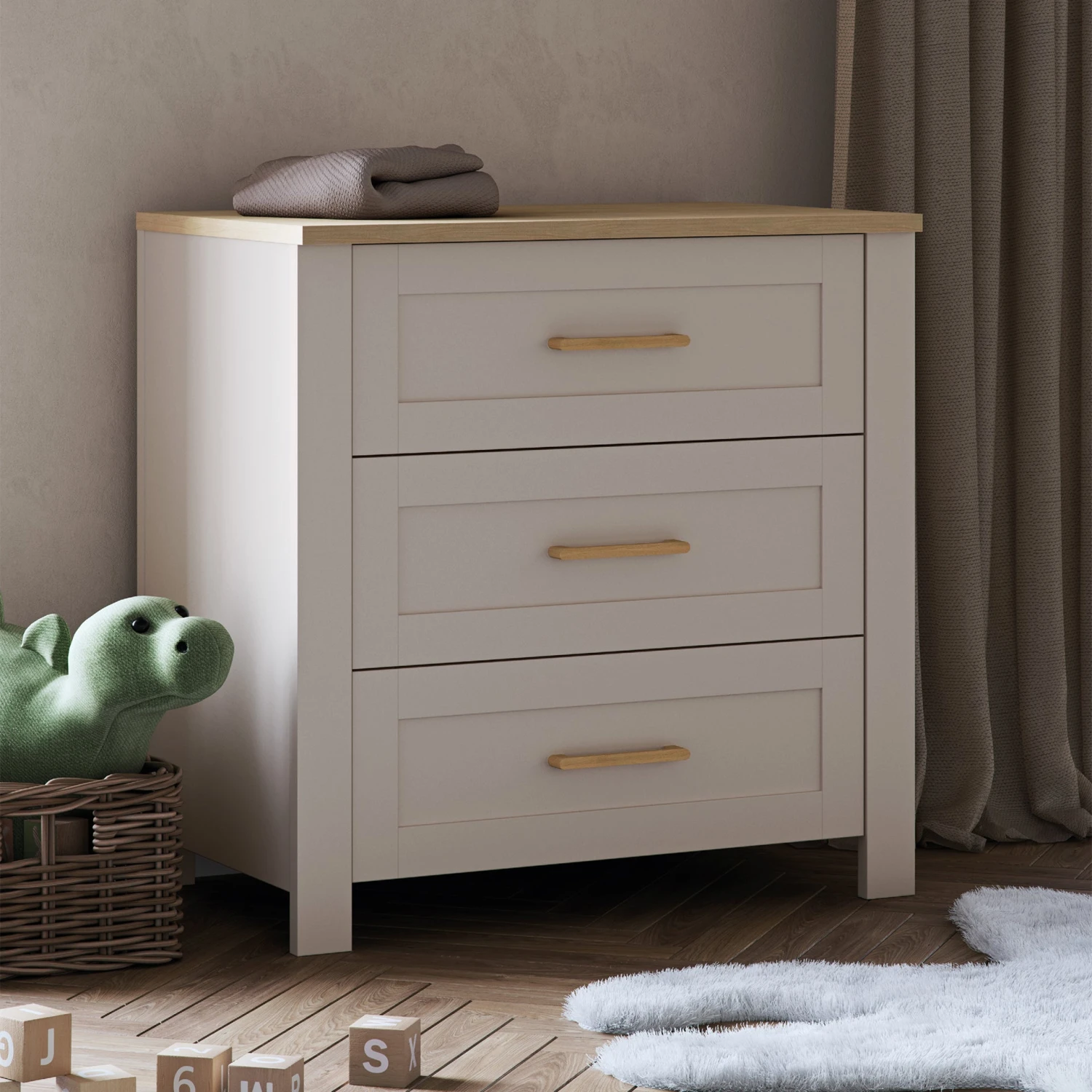 Silver Cross Seville 2 Piece Nursery Set | Cashmere Oak 9 Silver Cross Seville 2 Piece Nursery Set | Cashmere Oak - Image 7