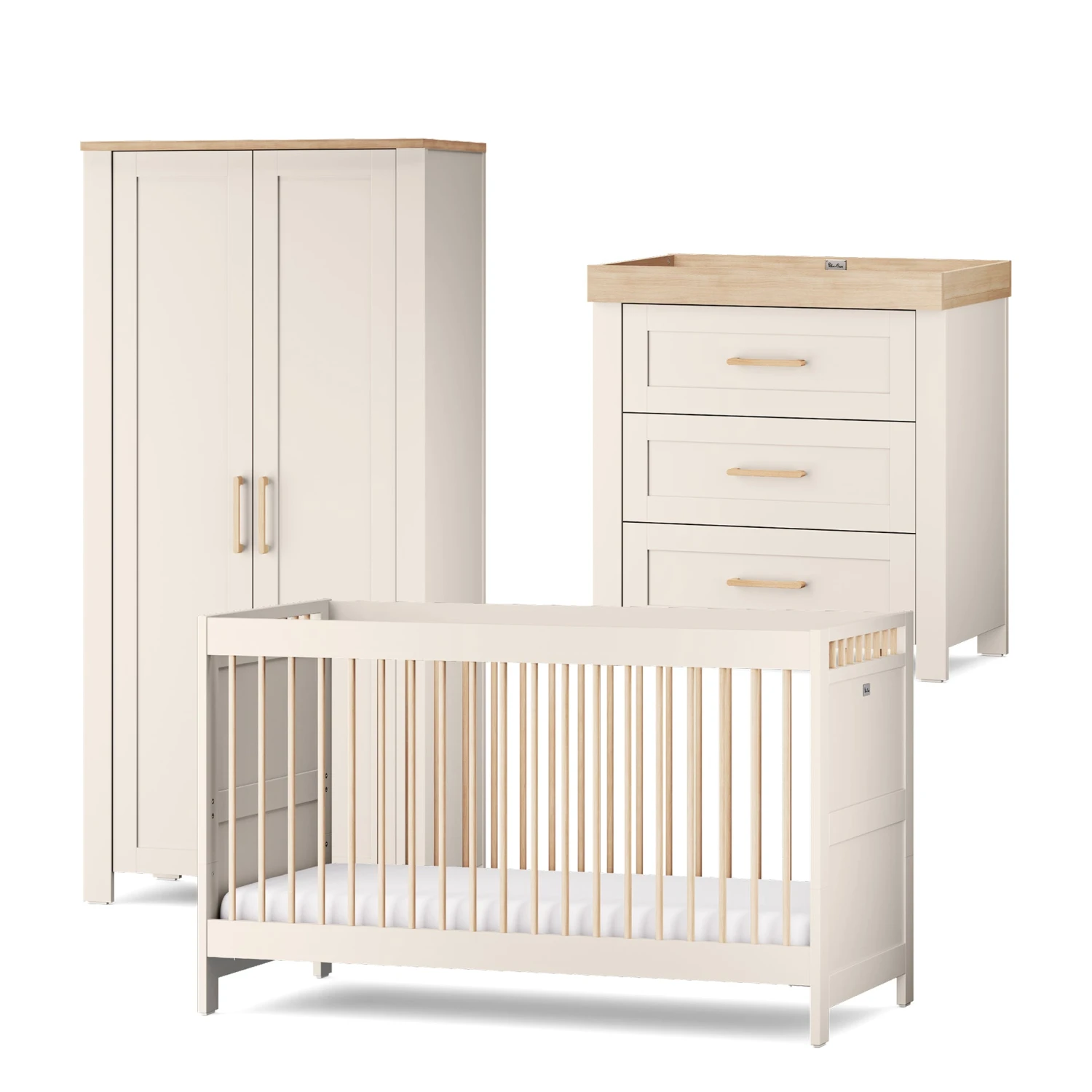 Silver Cross Seville 3 Piece Nursery Set | Cashmere Oak 4 Silver Cross Seville 3 Piece Nursery Set | Cashmere Oak - Image 2