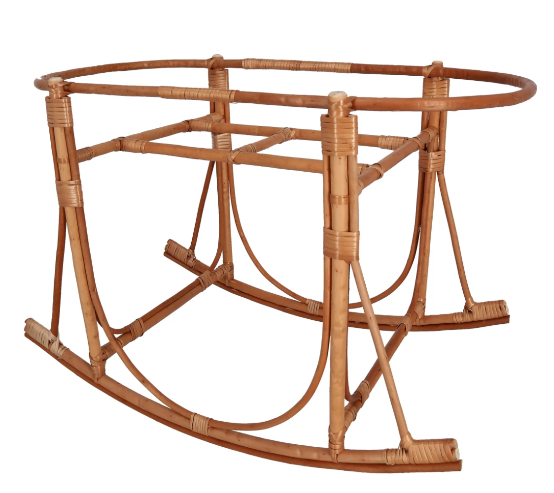 Crochet Moses Basket - Light Grey 6 Crochet Moses Basket - Light Grey - Image 4