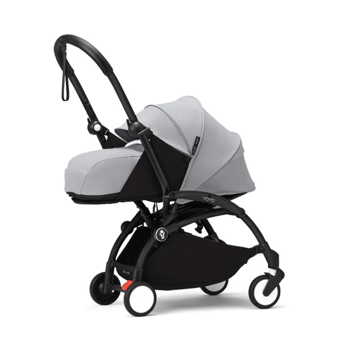 Stokke YOYO³ Stroller With Newborn Pack | Stone 3 Stokke YOYO³ Stroller With Newborn Pack | Stone