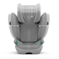 Cybex Solution G2 I-Fix Foldable Child Car Seat | Stone Grey -Beautiful Bambino Screenshot2024 11 05at23.17.25