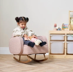 Tutti Bambini Micah Mini Me Children's Rocking Chair | Blush -Beautiful Bambino Screenshot2024 11 28at19.26.03
