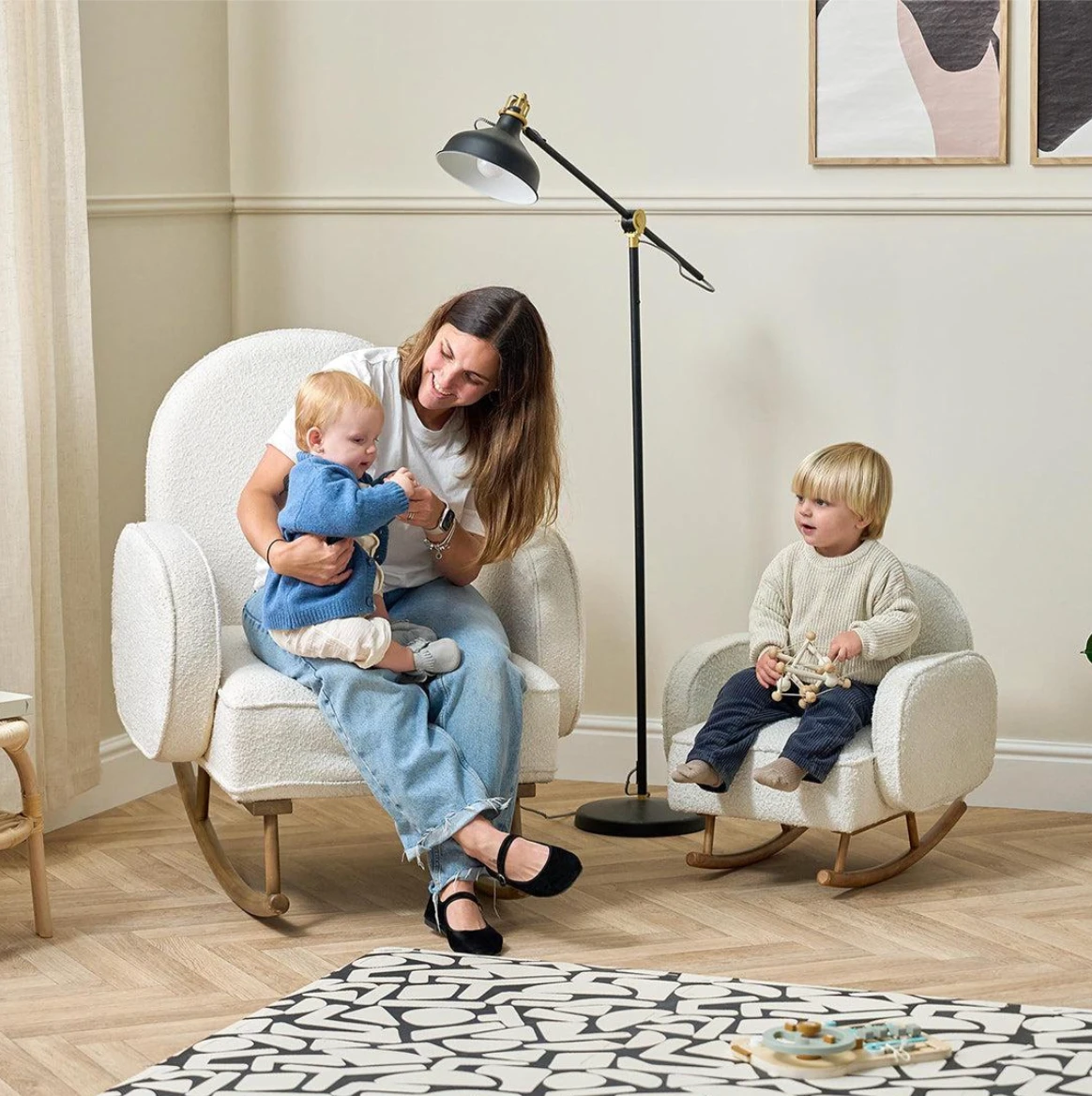Tutti Bambini Micah Mini Me Children's Rocking Chair | Fresh Cream 5 Tutti Bambini Micah Mini Me Children's Rocking Chair | Fresh Cream - Image 3