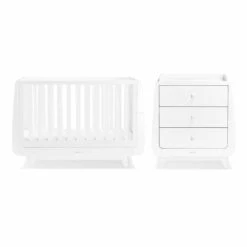 SnuzKot Skandi 2 Piece Nursery Furniture Set - White