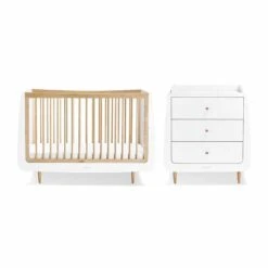 SnuzKot Skandi 2 Piece Nursery Furniture Set - Natural