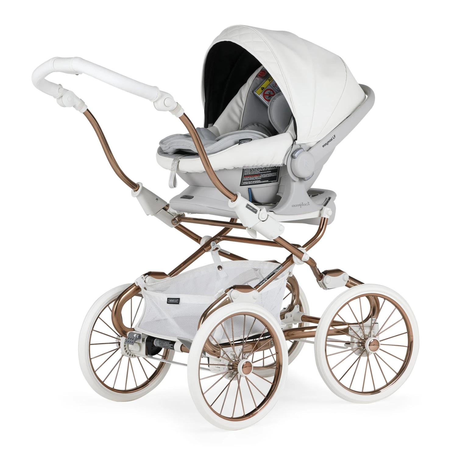 Bebecar Stylo Class+ Combination - White Rose 5 Bebecar Stylo Class+ Combination - White Rose - Image 3