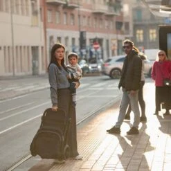 Nuna TRVL LX Stroller - Caviar -Beautiful Bambino TRVLlx caviar Fold Milan GL 3181 1100x1100 web 5808 3