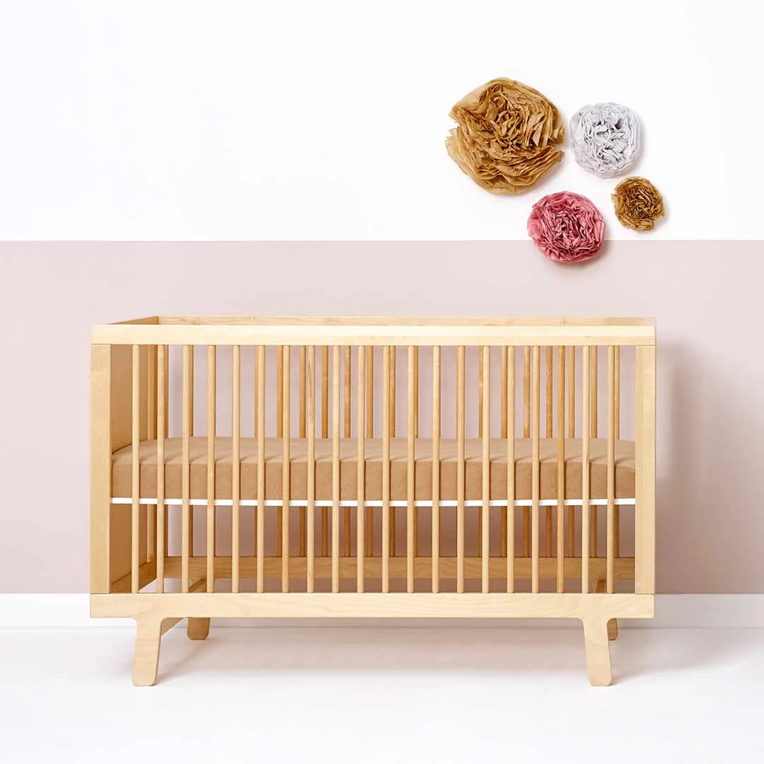 The Little Green Sheep - Organic Cot & Cot Bed Fitted Sheet - Honey 4 The Little Green Sheep - Organic Cot & Cot Bed Fitted Sheet - Honey - Image 2