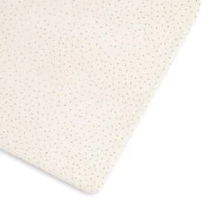 The Little Green Sheep - Organic Cot & Cot Bed Fitted Sheet - Linen Rice